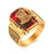 Big Red Stone Rings