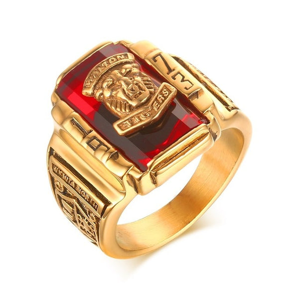 Big Red Stone Rings